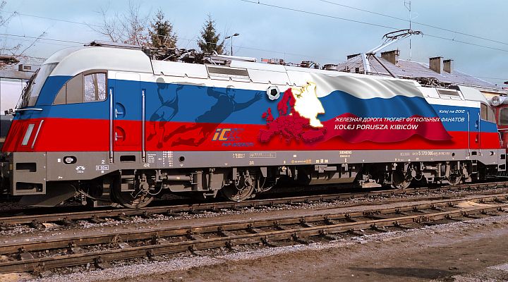 logistykakolejowa-husarz-barwy-euro-rosja lokomotywy w barwach euro