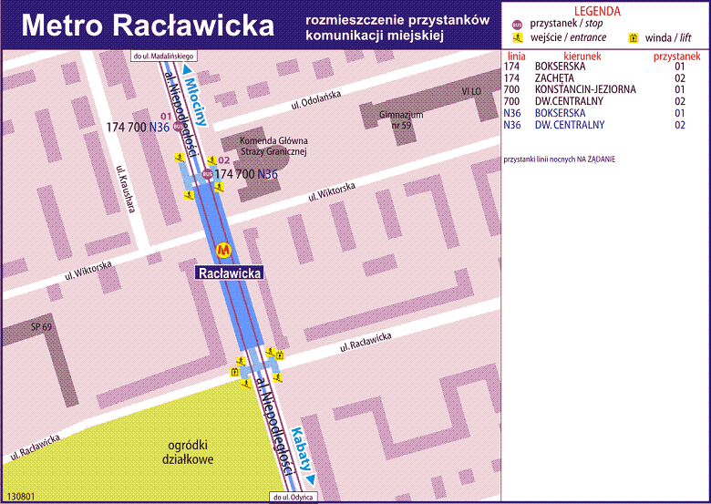 logistykakolejowa.pl schemat linii metra wykaz autobusow i przystankw - metro stacja racawicka