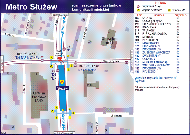 logistykakolejowa.pl schemat linii metra wykaz autobusow i przystankw - metro stacja suew