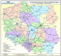 logistykakolejowa mapa pogladowa linii kolejowych na sieci pkp